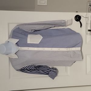 Roller Rabbit Fun Stripe Button Up Shirt